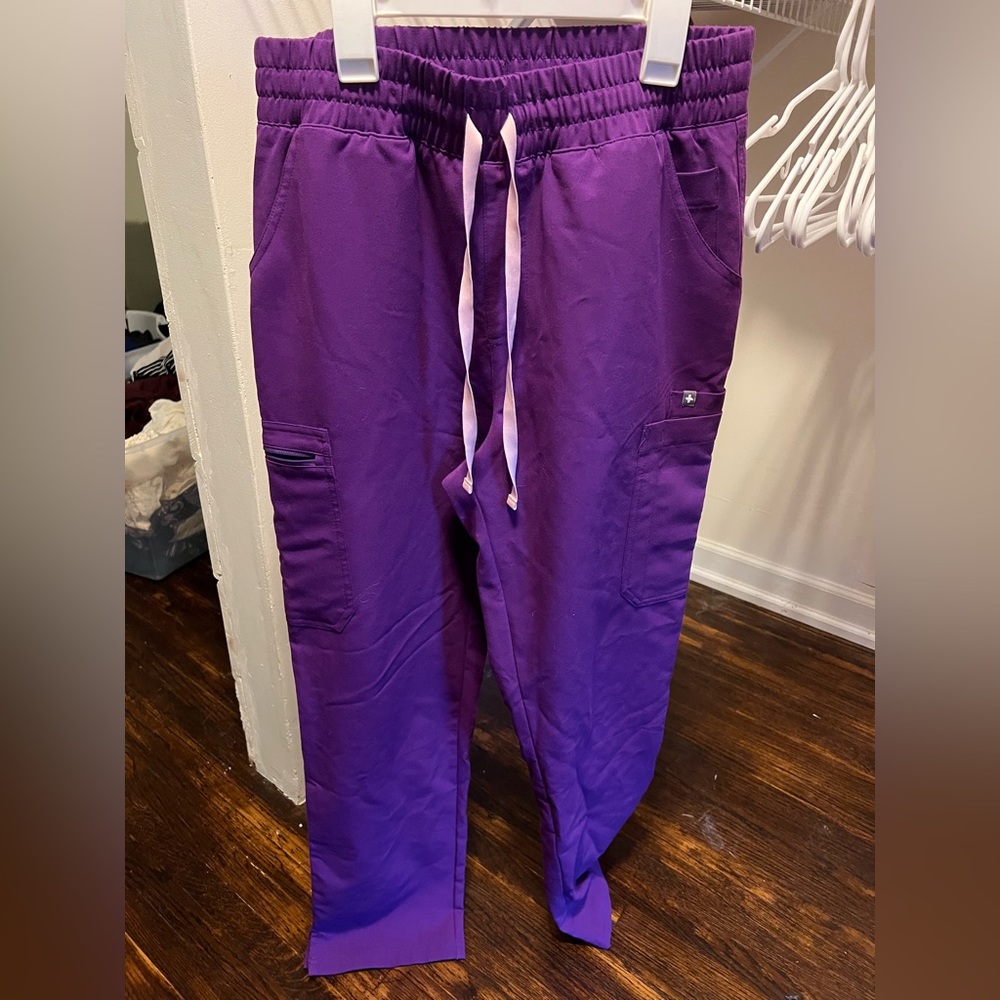 FIGS LIMITED EDITION Magic Purple Yola Straight leg scrub pants.